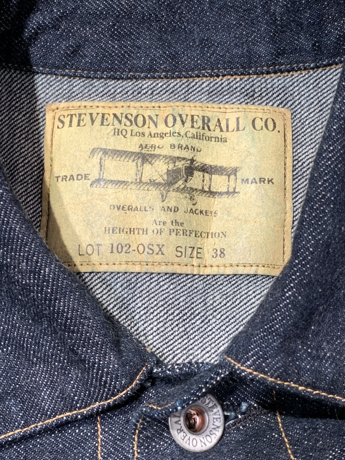 販売 Stevenson Overall Co.x Hummingbirds'hill ミリタリージャケット